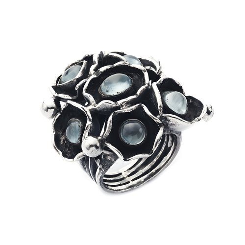 Ring Water Lilies Aqua