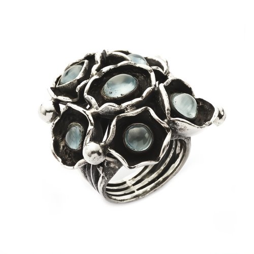 Ring Water Lilies Aqua