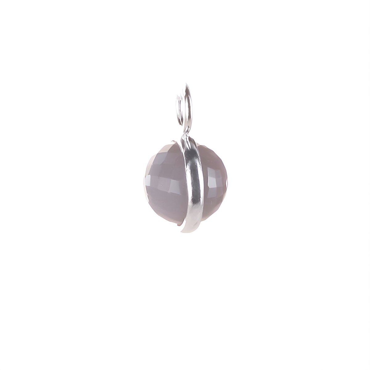 Pendant Glitter Ball Taupe