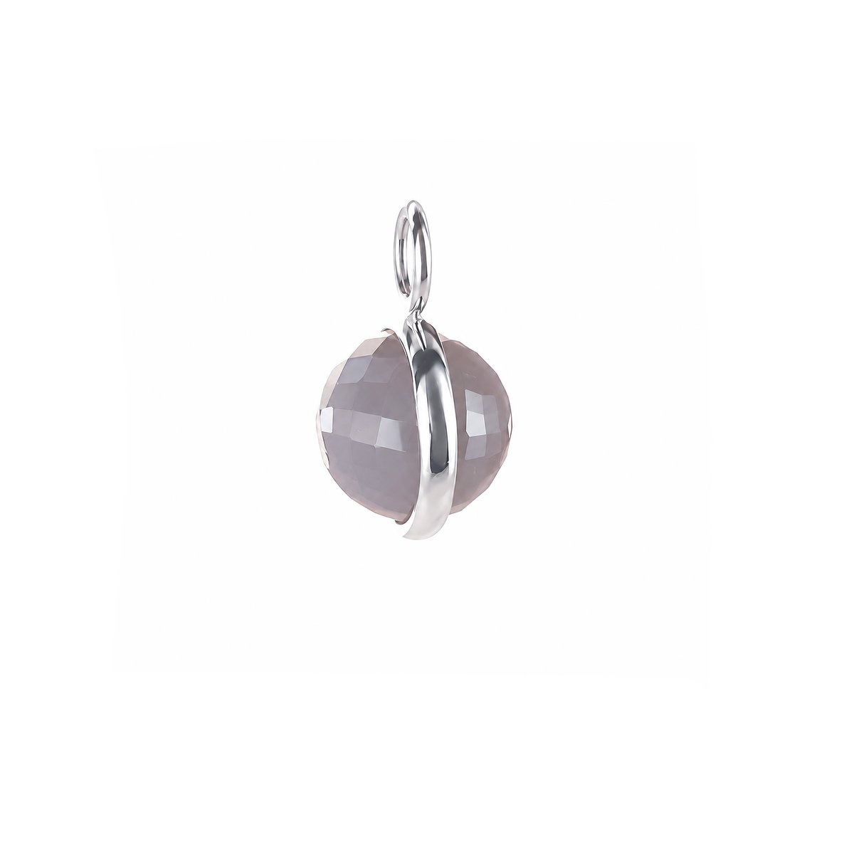 Pendant Glitter Ball Taupe