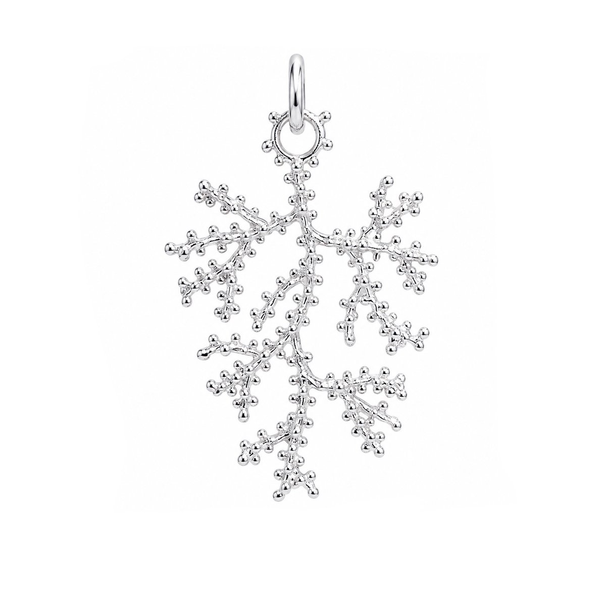 Pendant Silver Coral