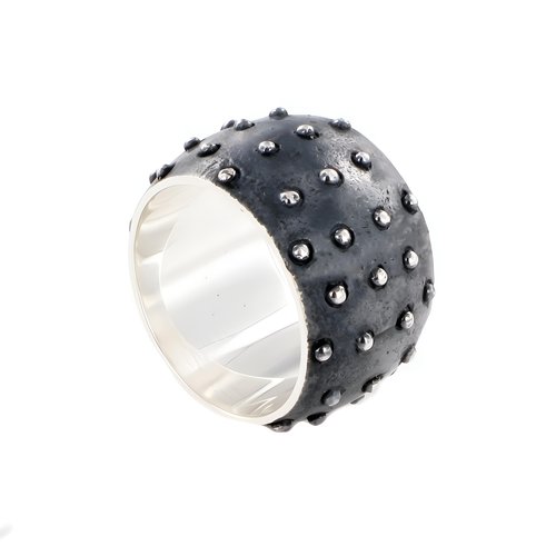 Ring Bomy Silverpoint Retro