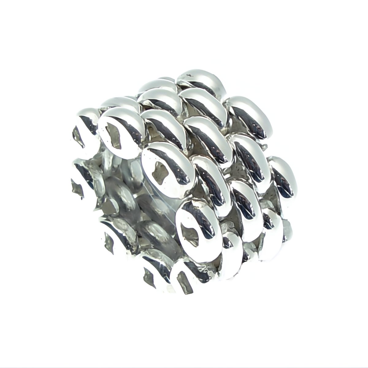 Ring Chain 5 Rows Fat