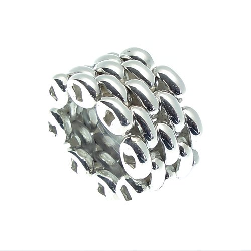 Ring Chain 5 Rows Fat