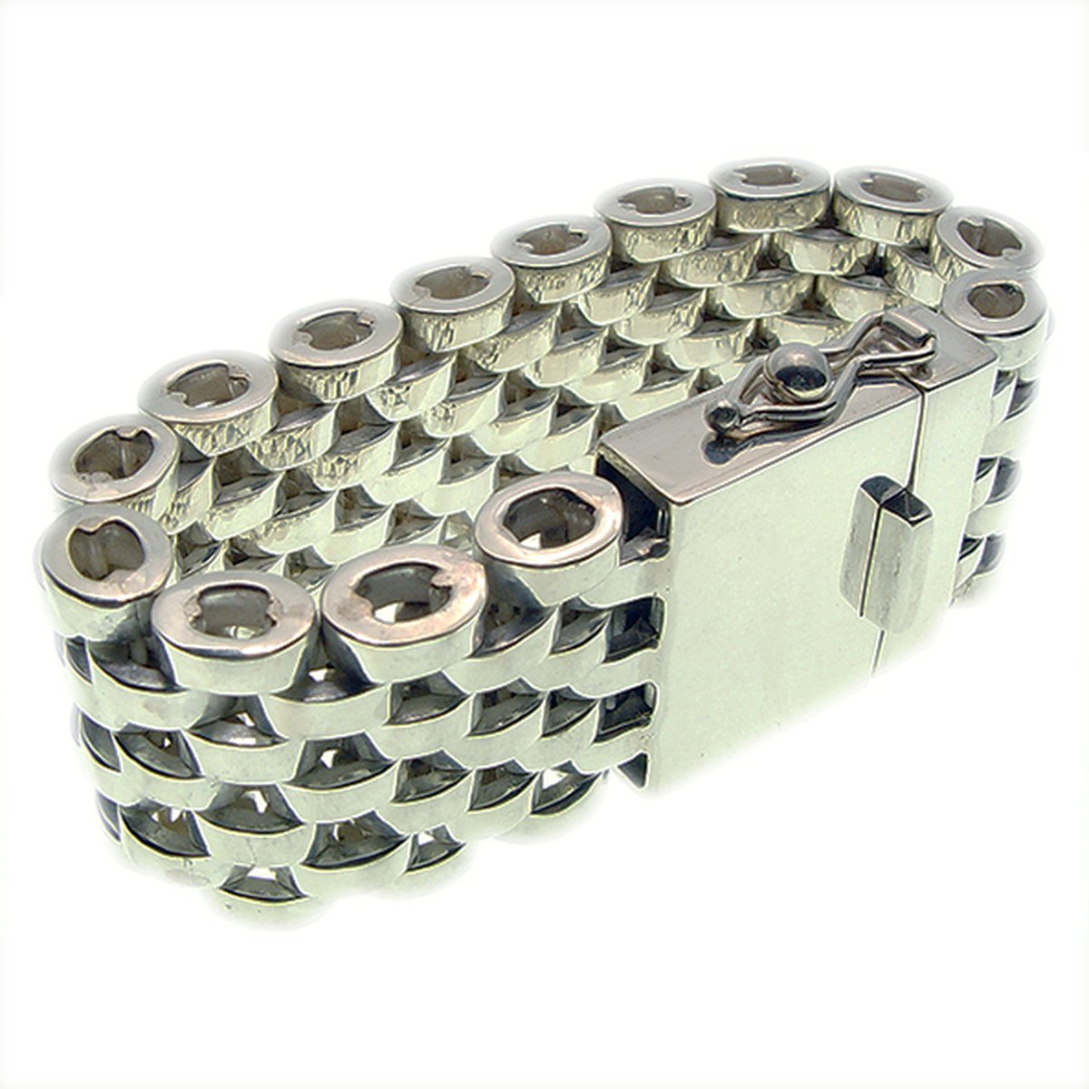 Bracelet Chainrows Square Fat