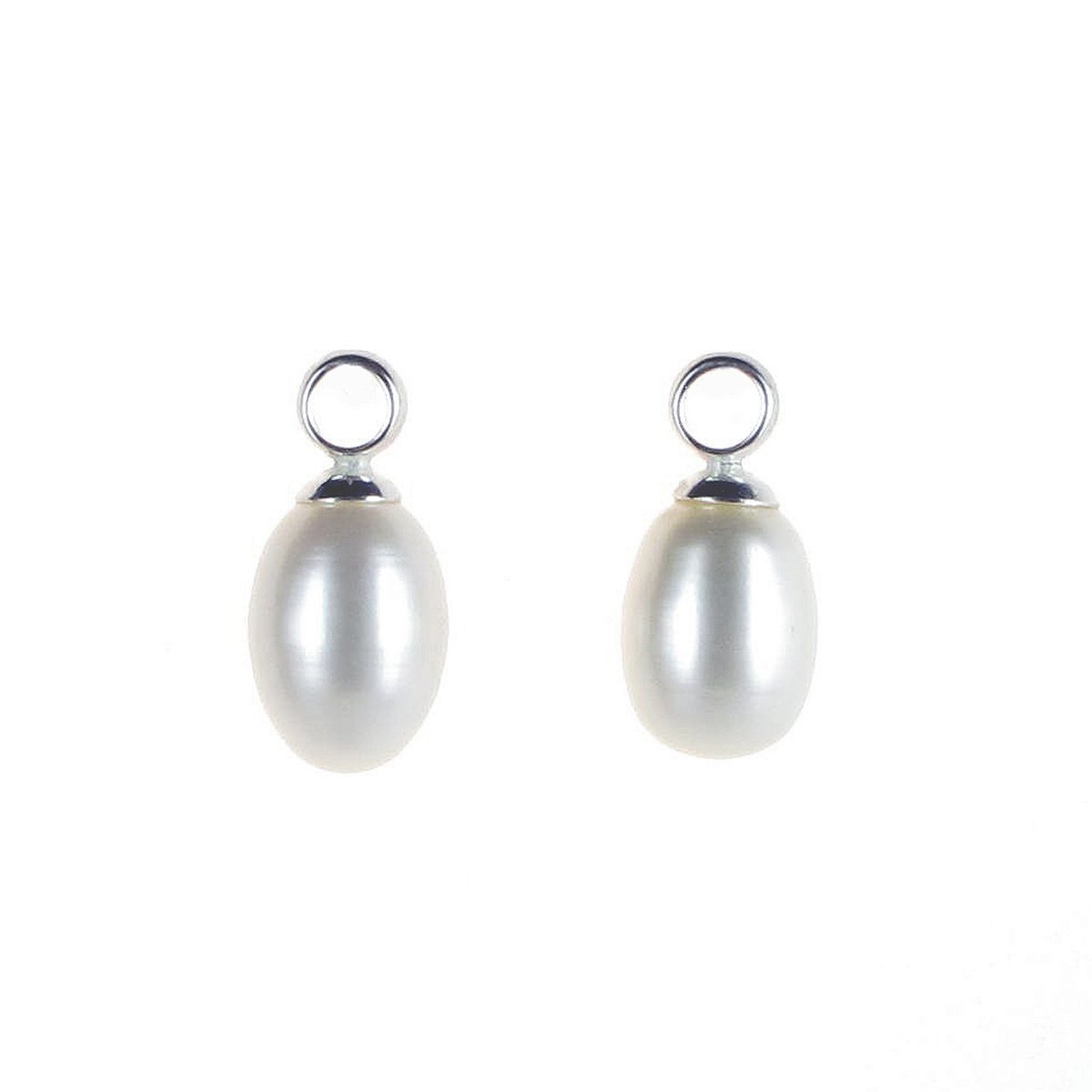 Einhänger für Creolen Giant Pearls oval