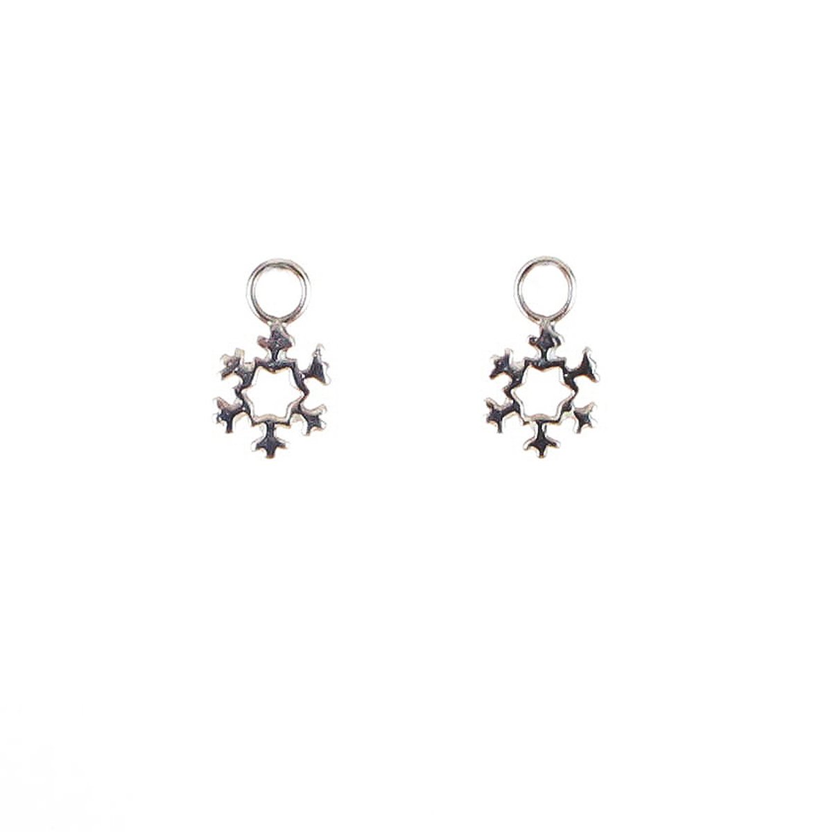 Einhänger für Creolen Mini Snowflakes