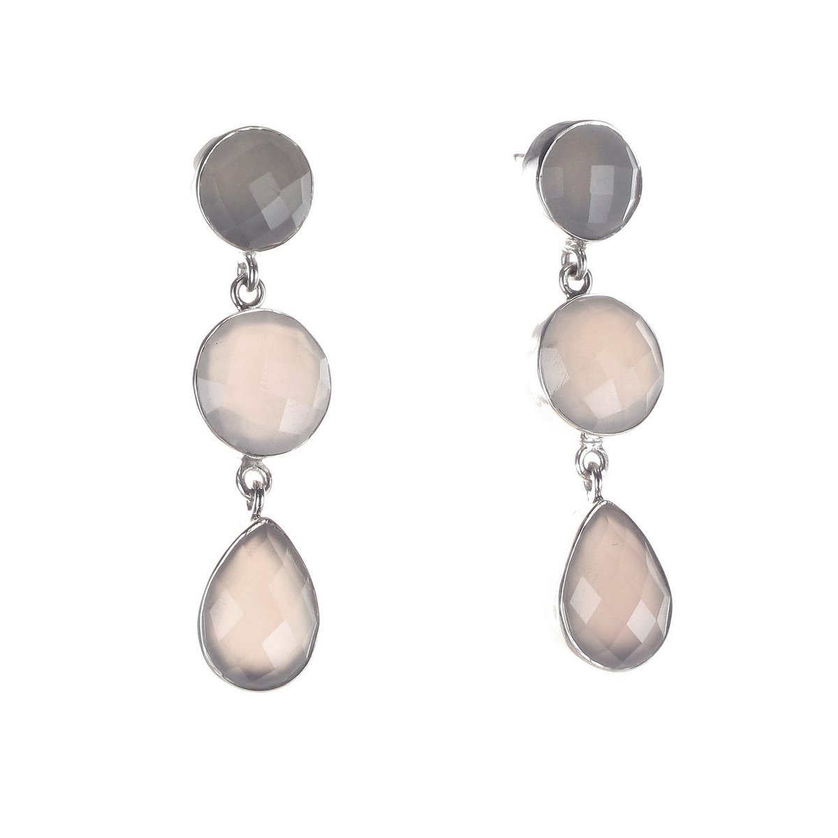 Hänger Precious Three Stones Taupe