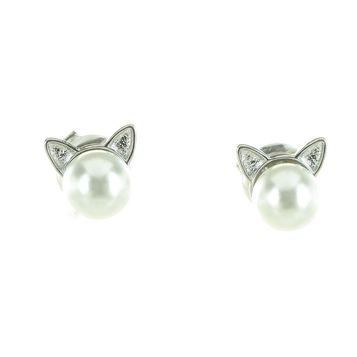 Ohr Perlenstecker Meow