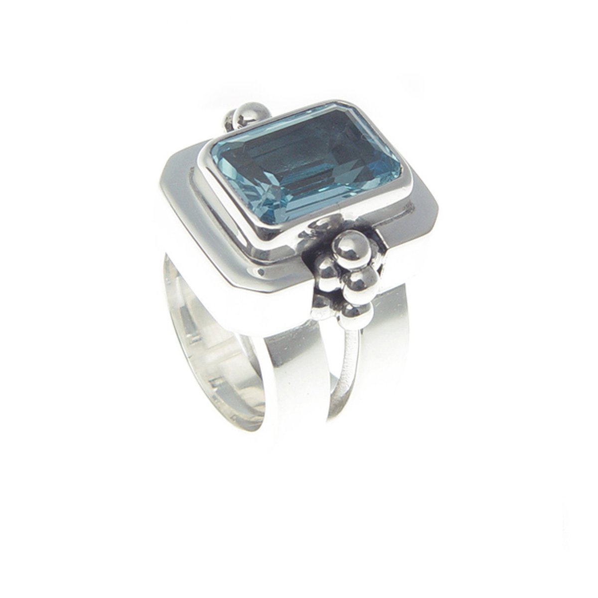 Ring Double Band Stone